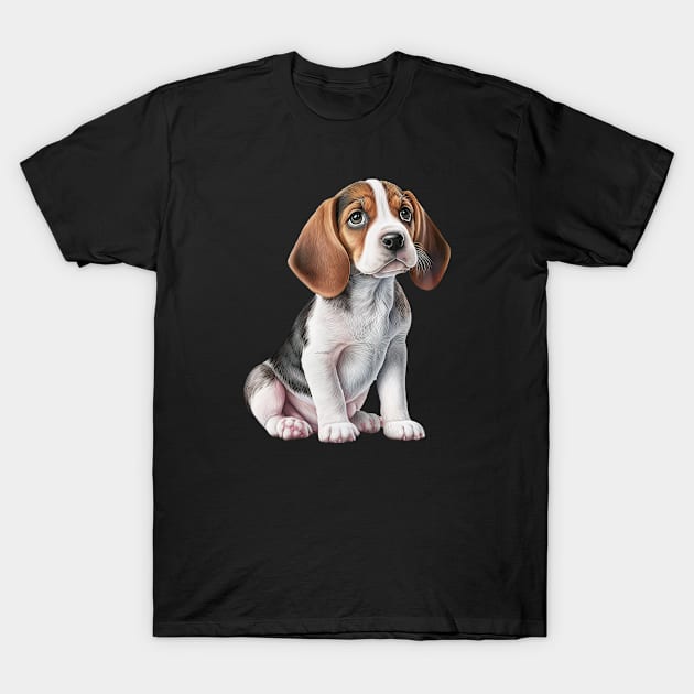 Puppy Beagle T-Shirt by JayD World